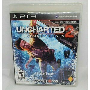 Uncharted 2 Among Thieves Sony PlayStation 3, 2009 Complete w/ Manual No Scratch